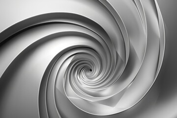 Fototapeta premium Abstract Silver Spiral Design