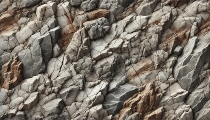 Biomorphism Rugged Stone Texture with Organic Patterns