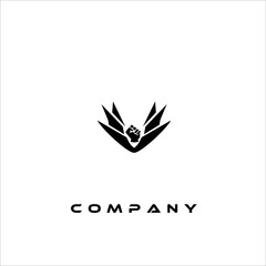 Elegant and minimalist abstract logo design