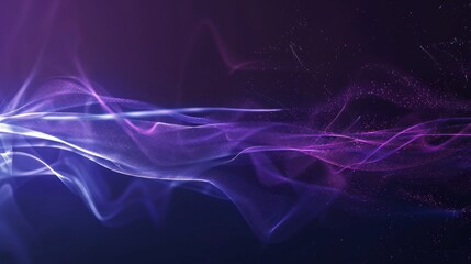 Obraz premium Abstract Purple and Blue Swirling Light
