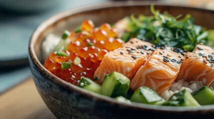 Vertical Salmon Bowl