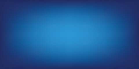 Blue light gradient wall background and floor, Effect cool tone wallpaper, Diffused beam of light.