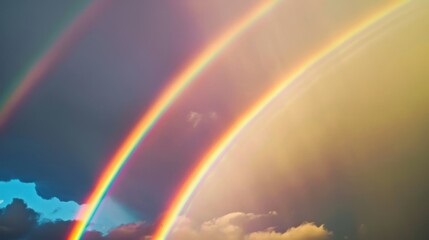 Double Rainbow in the Sky