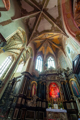 Interior of the Cathedral in Świdnica, Poland