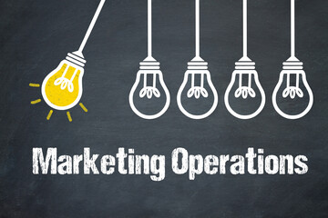 Fototapeta premium Marketing Operations 