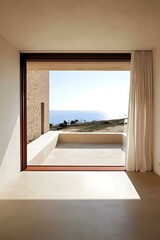 Modern Minimalist Home with Ocean View
