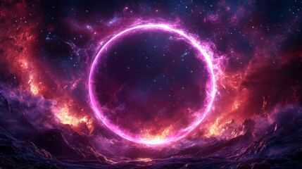 Obraz premium Mystical Celestial Portal