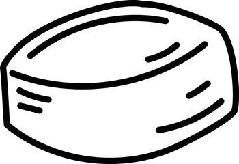 Hand drawn chalk snooker illustration on transparent background.
