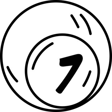 recommend clip art: Hand drawn snooker ball illustration on transparent background.
                    