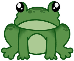 Frog Halloween festival icons set
