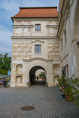 Litomysl castle, Czech Republic - August 26, 2024: litomysl hrad unesco