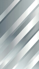 Obraz premium Silver diagonal stripes with a metallic look.