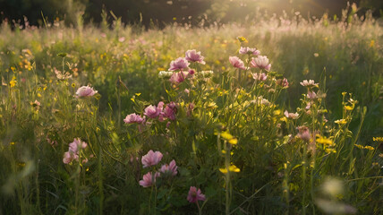 Obraz premium field of flowers
