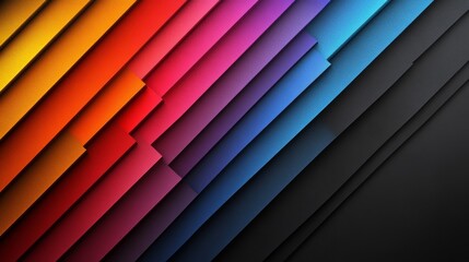 Obraz premium Vibrant Multicolor Geometric Abstract Background