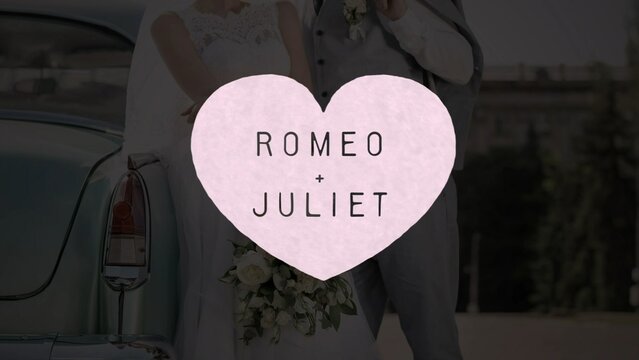 Romantic Wedding Love Heart Intro Title