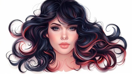 Stylish hair wig with trendy design