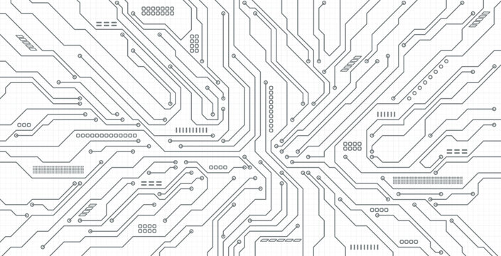 Abstract technology electronic circuit board background.