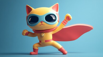 Fototapeta premium Superhero Cat