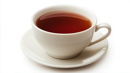 cup of tea isolated on white background