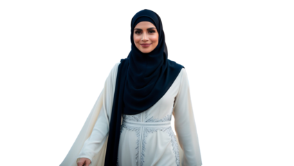 Woman in a Veil - Isolated Image