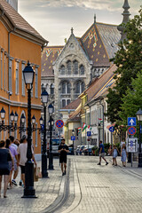 Naklejka premium The Castle Area of Budapest