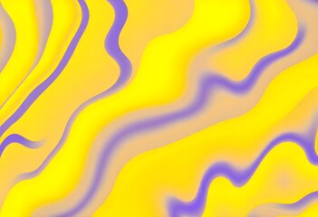 Obraz premium Abstract blue and yellow wavy shapes on a bright background