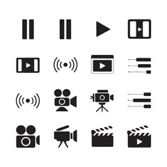 Minimalist Icon Design Collection for Digital Interfaces