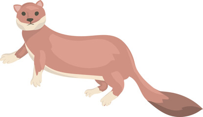Cartoon red panda illustration on transparent background.
