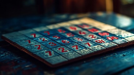 Naklejka premium international sudoku day
