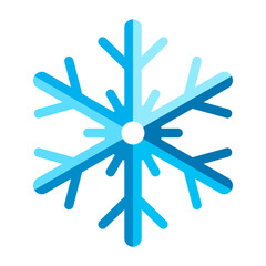 Illustration of abstract snowflake. Merry Christmas and Happy New Year item.