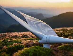 turbine in the field