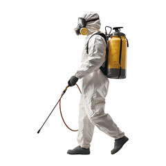 pest controller standing png