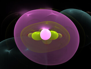 Imaginatory fractal abstract background Image