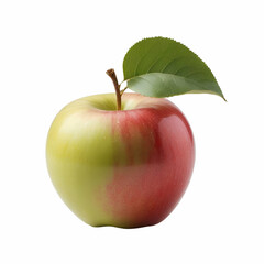 red apple isolated on white