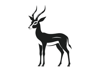 Obraz premium deer silhouette vector