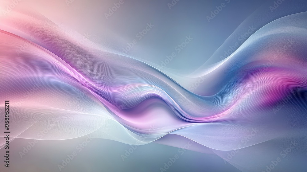 Poster modern abstract wave background with energetic curves and sleek design, perfect for high-tech and cr