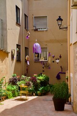 street in the town of island