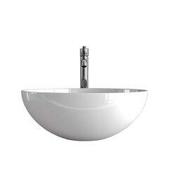 bathroom sink isolated on white