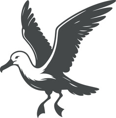 Fototapeta premium Albatross bird vector art