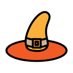 Hat Vector Filled Icon Design