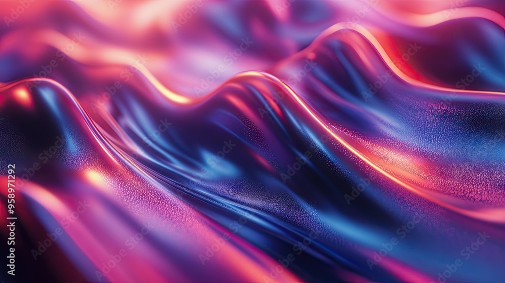 Poster vibrant modern wave background featuring fluid, dynamic lines and energetic motion, ideal for adding