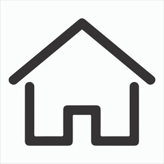 Home Building icon, home icon and Stay Home logo Concept icon vector illustration.