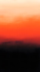 Obraz premium Gradient, Shapes, Waves, Black and Orange, Abstract Image, Texture, Pattern Background, Wallpaper, Cover and Screen for Smartphone, PC, Laptop, 9:16 and 16:9 Format