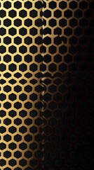 Gradient, Shapes, Waves, Black and Gold, Abstract Image, Texture, Pattern Background, Wallpaper, Cover and Screen for Smartphone, PC, Laptop, 9:16 and 16:9 Format