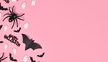 Pink Hallooween Flat Lay