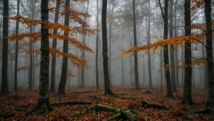 Obraz premium autumn in the forest