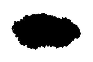 vector silhouette of a Classic Pork schnitzel