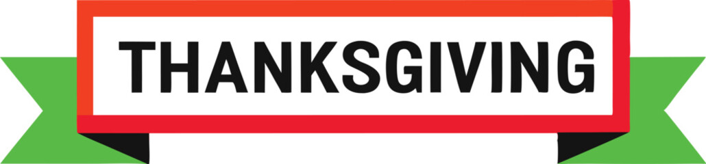 Thanksgiving day text for banner 