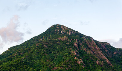 The Alsoda mountains in Abha city, located in the southern part of Saudi Arabia.