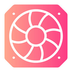 Fan gradient icon